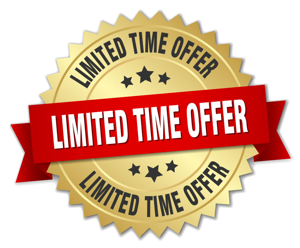 limited time offer badge